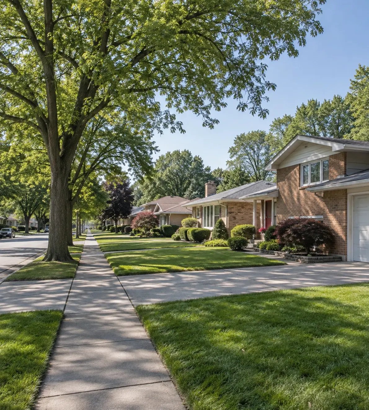 image of a split level home on the south suburbs of chicago image of a split level home on the south suburbs of chicago