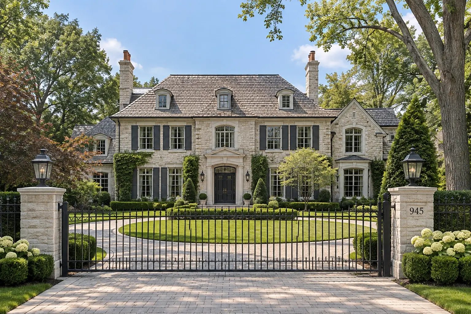 a luxury home on the north shore of chicago