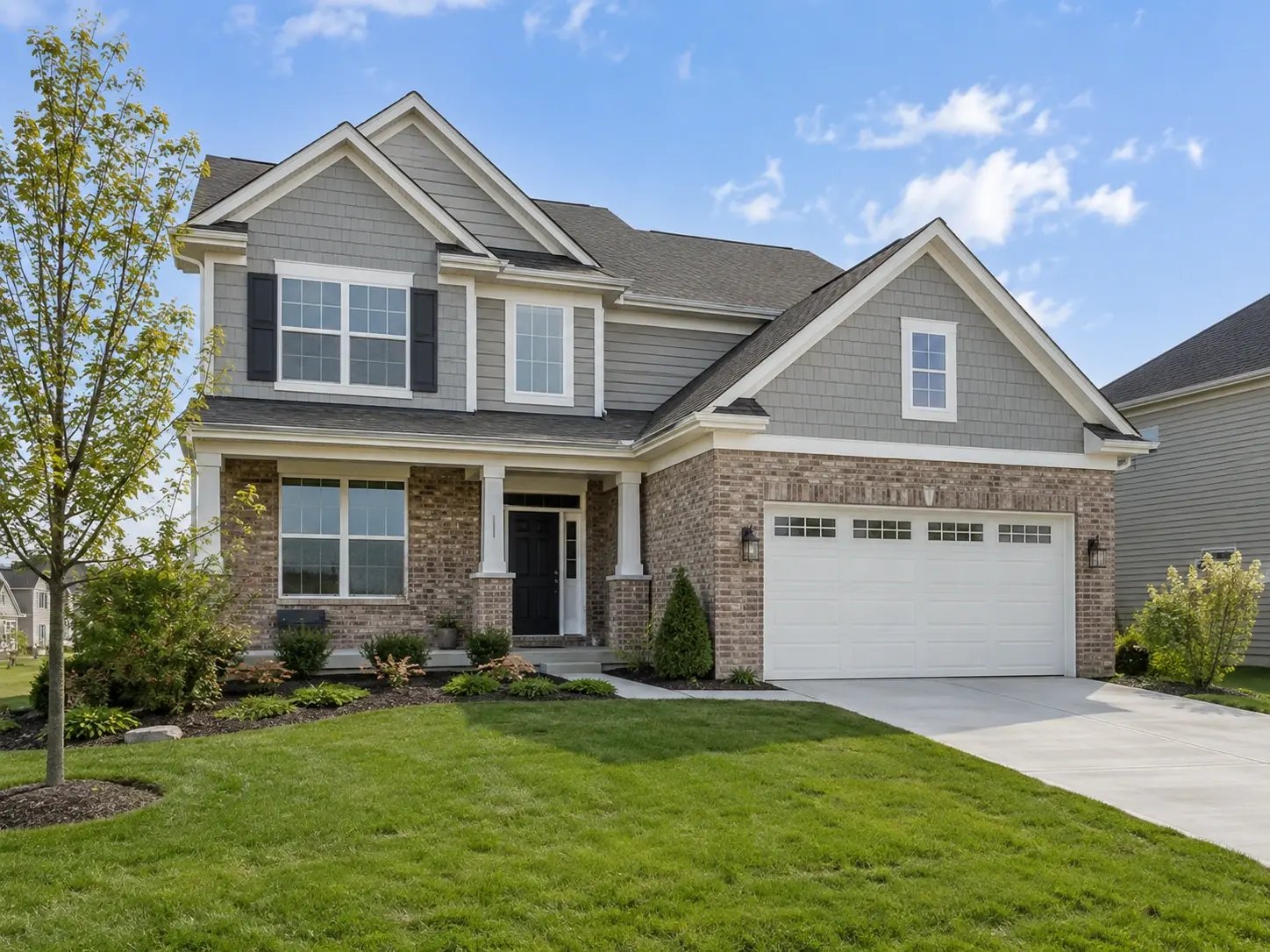 a new construction home in chicago suburbs