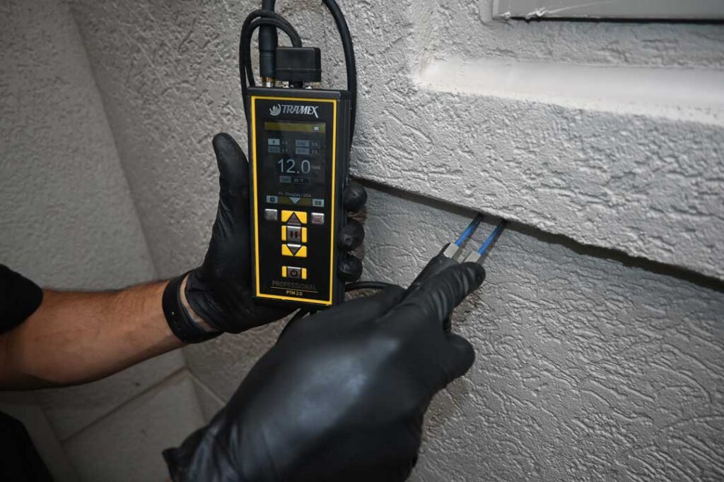 EIFS and Dryvit inspection and moisture testing