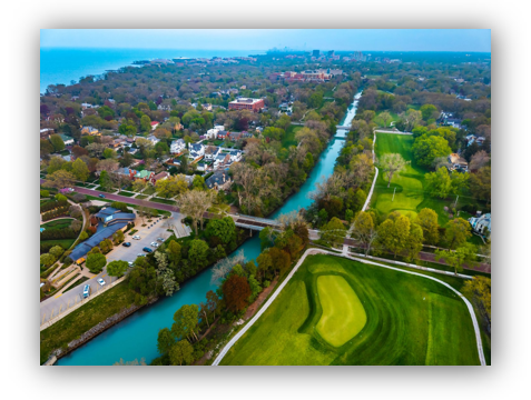 North Shore waterway and surrounding vegetation