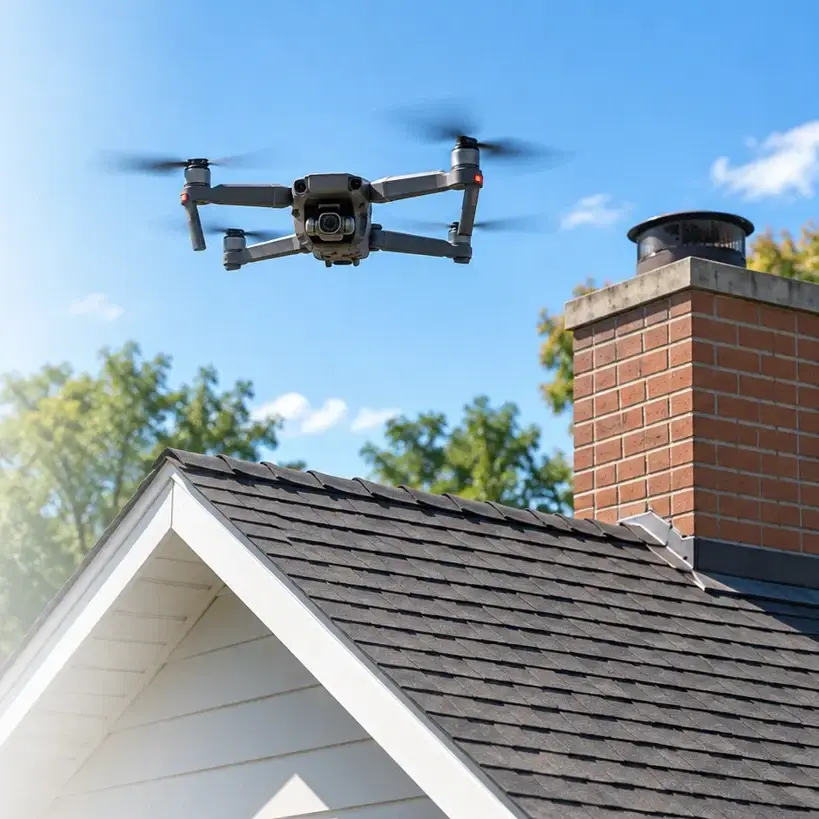Drone roof inspection