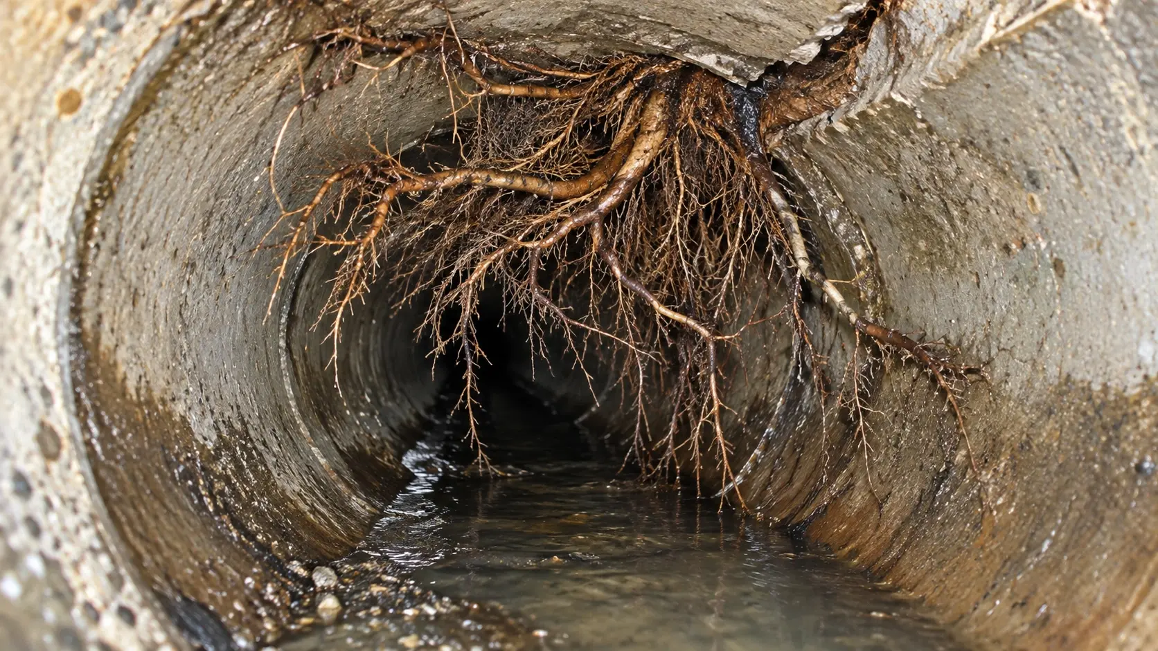 Dunsing sewer inspection technician accessing a residential sewer line