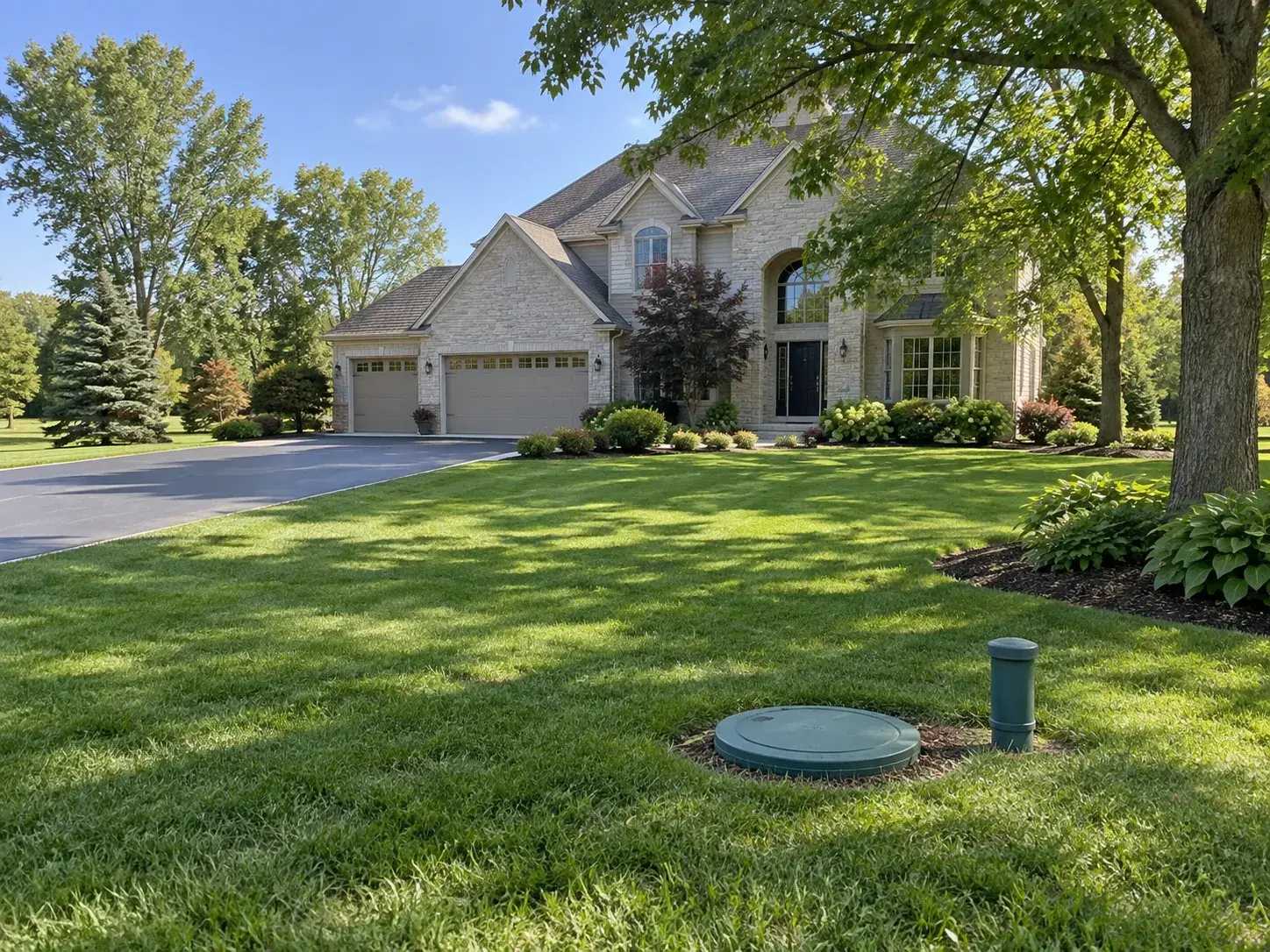 Southwest suburban home with private well and septic systems