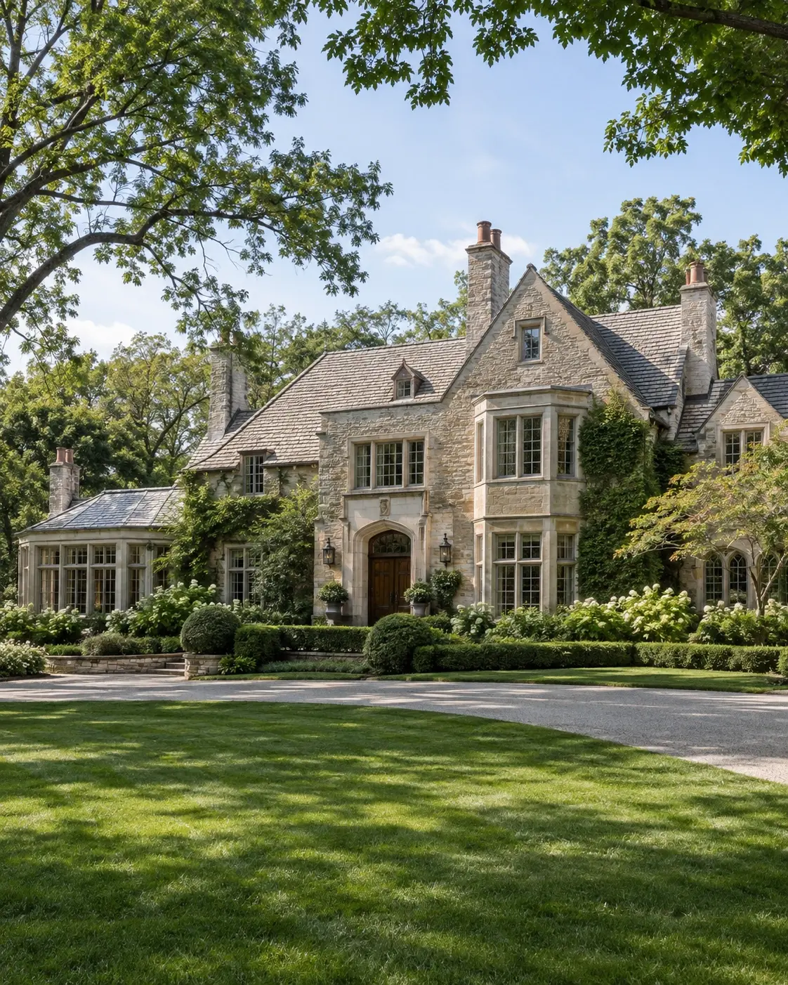 Large North Shore estate home representing complex residential construction